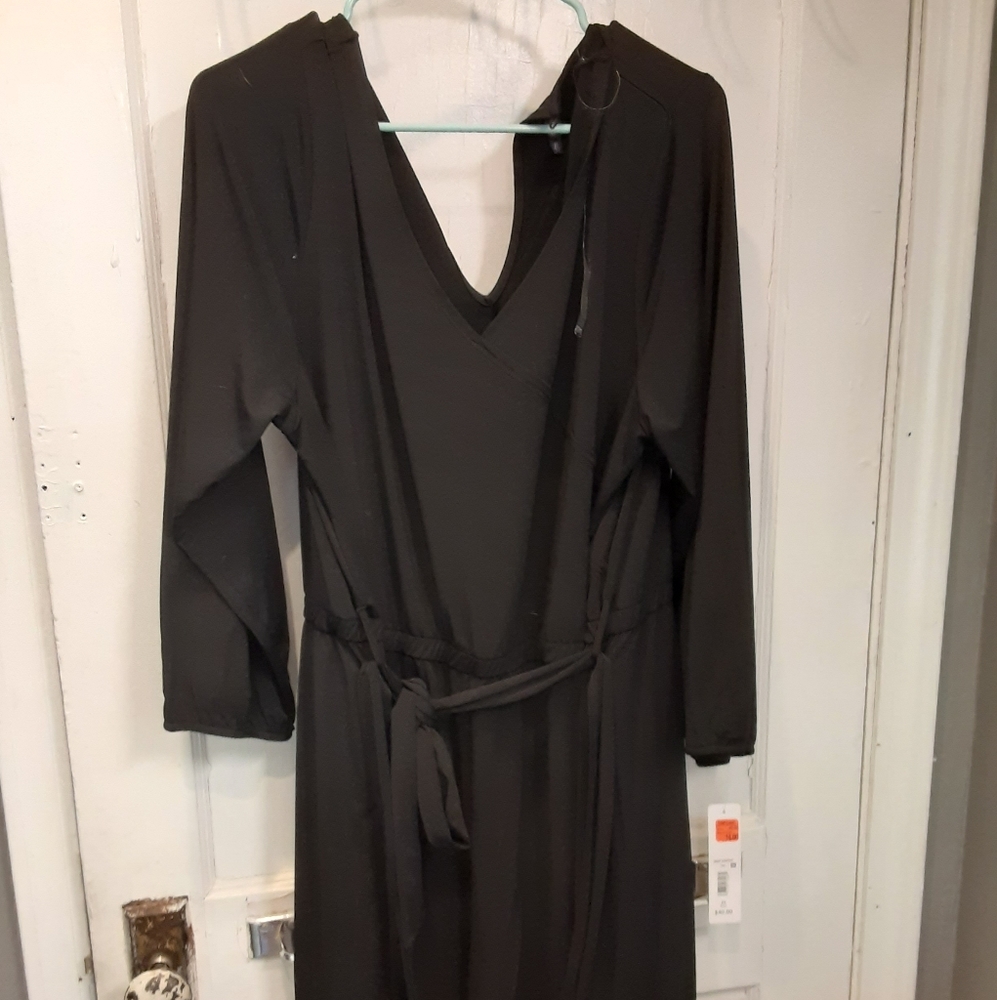 Long sleeve romper.